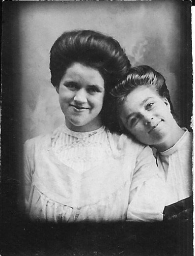 Unidentified 73 (Fannie S. Brown, class of 1910, is on left)